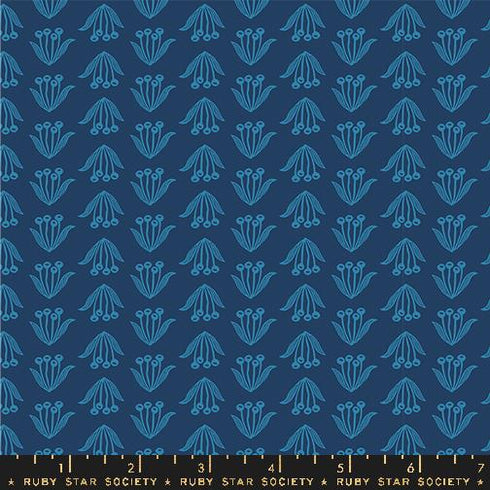 Endpaper Crocus in Bluebell - Ruby Star Society Sold by the Half Yard